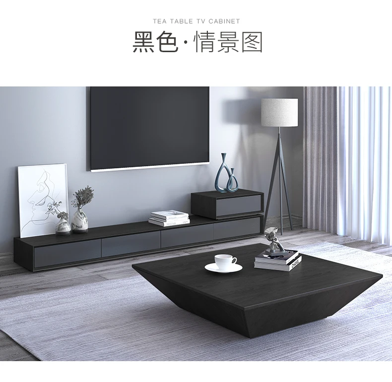 tea table wooden design Living Room TV monitor stand mueble marble leather oval edge cabinet +tv stand table+Coffee centro Table