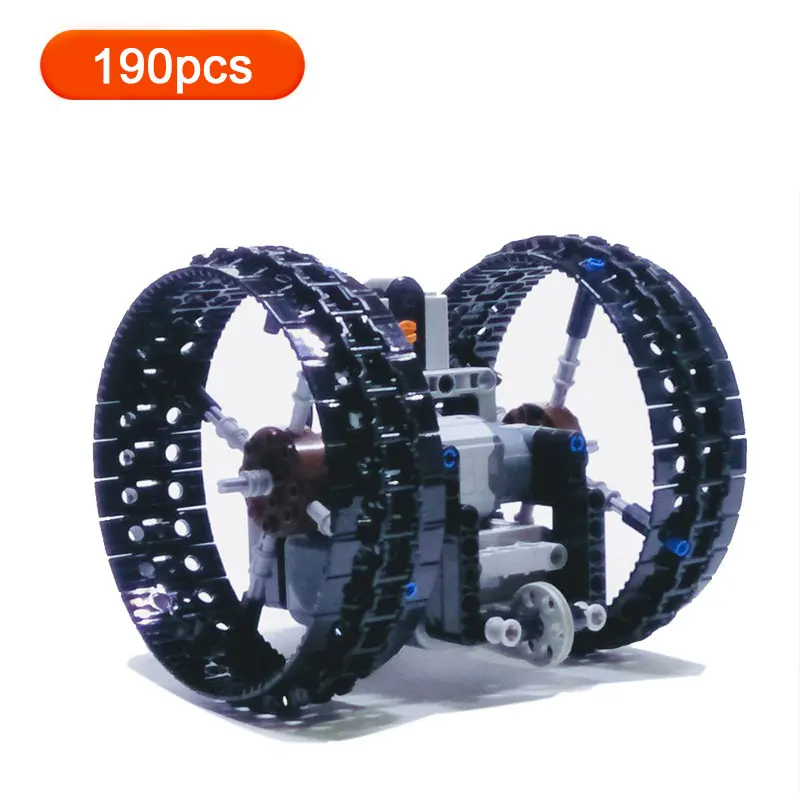 

Remote Balanced Control Vehicle RC Car MOC Building Blocks Duo Wheel Mini Toys Trucks Updated Version Kids Christmas Gifts