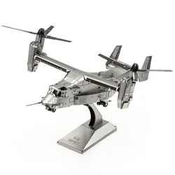 3d metal puzzle V 22 osprey modelo kits montar quebra cabeça presente brinquedos para crianças