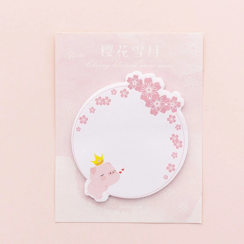 Креативный Kawaii блокнот для заметок милый студенческий липкий блокнот планировщик клейкий офисный Декор школьные канцелярские принадлежности 02151