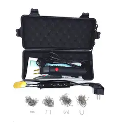 Agrafeuse pour réparation de plastique, pistolet de soudage à chaud pour réparation de pare chocs, soudage du plastique, soudage à chaud pour réparation d'ongles, soudage d'agrafes en fer 