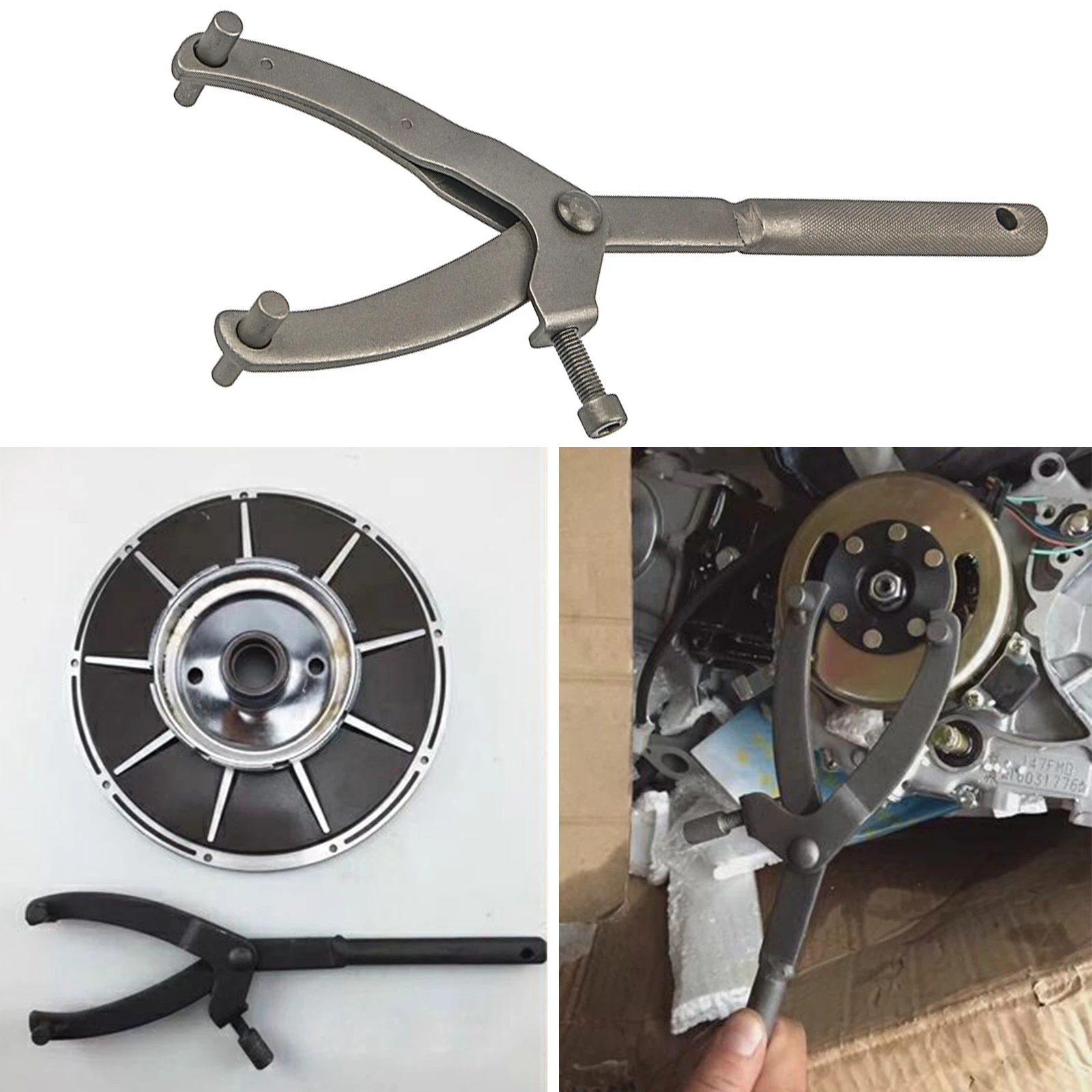 Universal Fan Clutch Remove Holder Repair Tool Motorcycle Moped Scooter