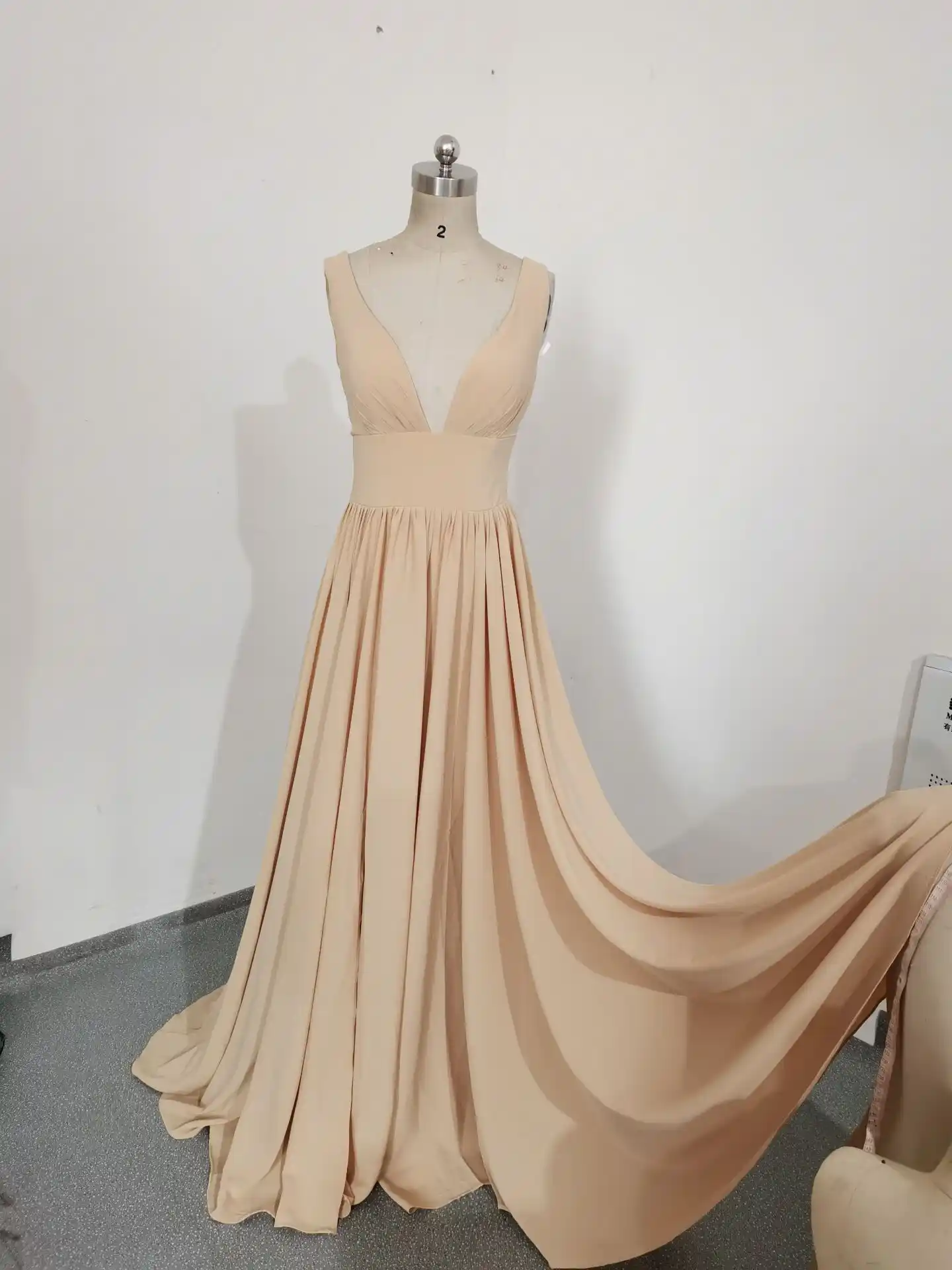 champagne summer dress