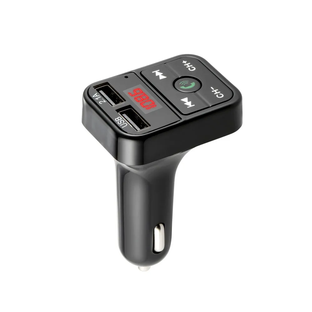 Handsfree transmisor fm bluetooth автомобильный комплект fm-радио Передатчик Автомобильный mp3 плеер USB зарядное устройство Быстрая зарядка мобильный телефон модулятор