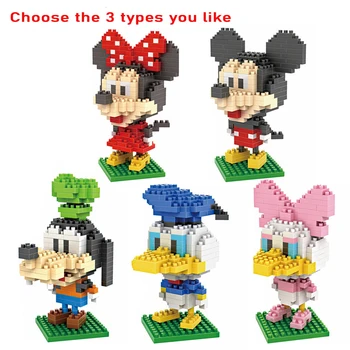 

Mini Building Blocks Brick Toys Cartoon character Model Educational Blocks Toy for Children Compatible LegoeING free delivery