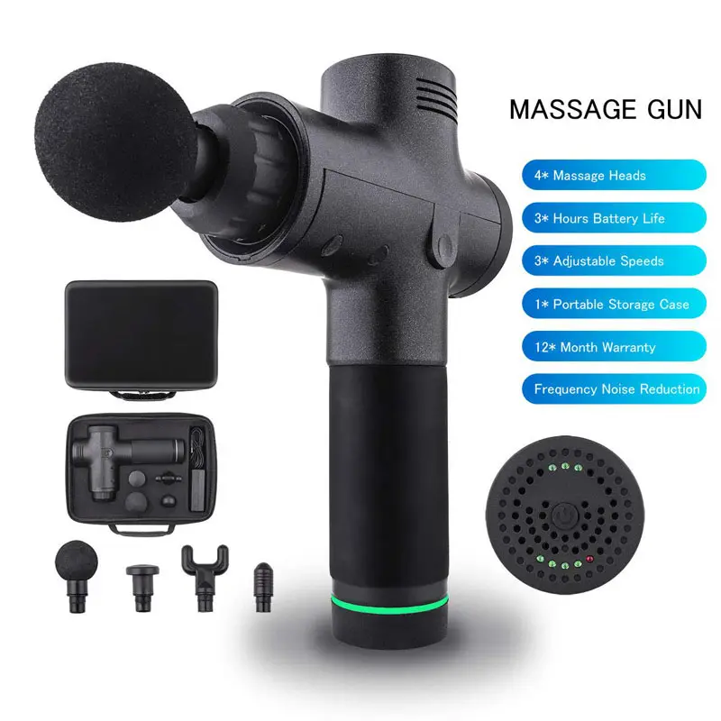

Portable Massage Gun Muscle Massager Electric Muscle Management after Training Exercising Body Relaxation Slimming Pain Relief