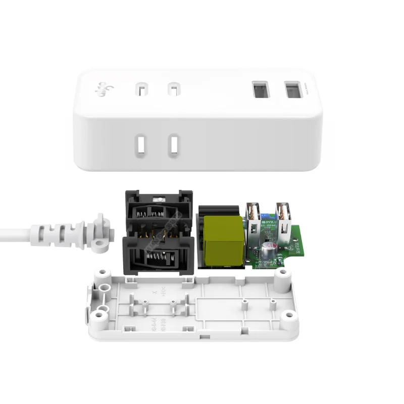 Xiaomi Mi Aigo розетка USB Смарт Быстрая зарядка портативный удлинитель 2 AC 3USB порта штепсельная розетка от Youpin