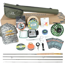 Maximumcatch New 1/2/3 WT Fly Fishing Combo Carbon Fiber Fly Fishing Rod and Fly Reel Outfit for Fly Fishing goture fly fishing reel rod combo 5 6 7 8 acl fly reel and bluewater fly rod with flies lures fishing kit pesca