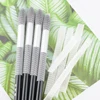 Makeup brushes protective Net 50 pcs 1cm wide Cosmetic tools Pen cover protector plastic white sheath mesh 1