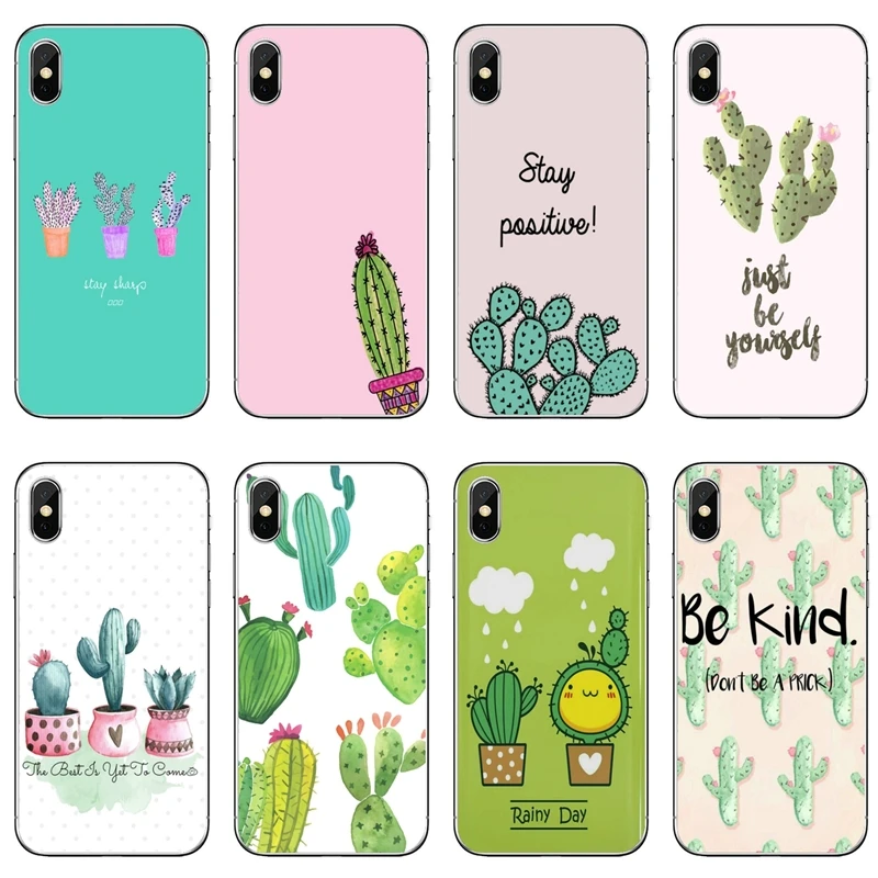 cactus plant cute pattern Accessories Phone Case For Xiaomi Mi 9T 8 SE Pro A2 Lite 6X 5 4 A3 A1 Note Max Mix 2 3 Pocophone F1 | Мобильные