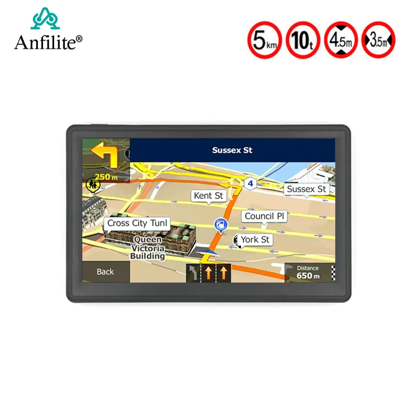 Anfilite 7-дюймовый грузовик автомобиль ram DDR 256M 8 Гб gps-навигатор 800*480 OS win CE 6 0 MSB2531 MTK