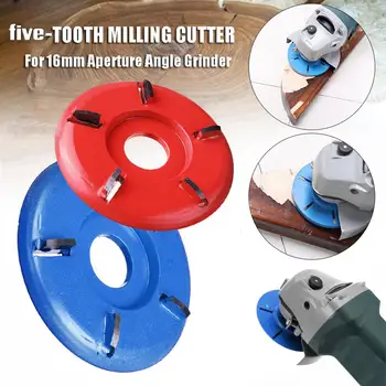 

3/4/5/6 Teeth 90mm Wood Carving Disc Milling Cutter Angle Grinder Attachment Woodworking Turbo Tea Tray Digging Disc Tools