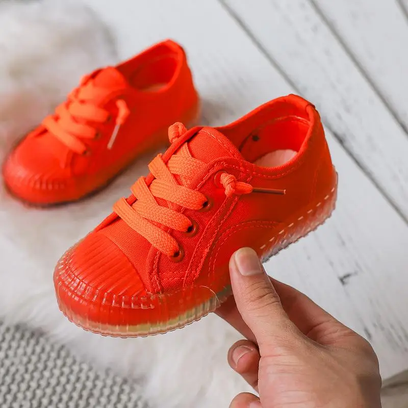 Spring New Low-top Casual Shoes Fashion Leopard Print Children's Shoes Girls Sports Shoes Soft Bottom Non-slip Canvas B128 - Color: as shown