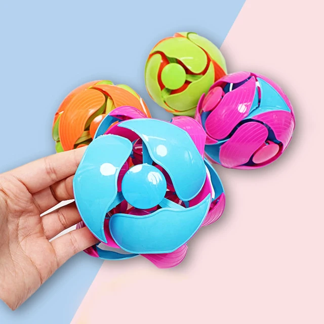 1Pcs Color Changing Ball Toy Hand Throwing Sensory Decompression Accessory for Kids / Adults Random Color 5