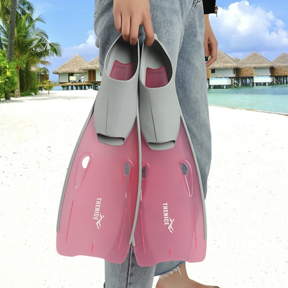 Streamlined Design Swimming Fins Adult Snorkeling Foot Flippers Diving Fins Beginner Swimming Equipment for Adult Women