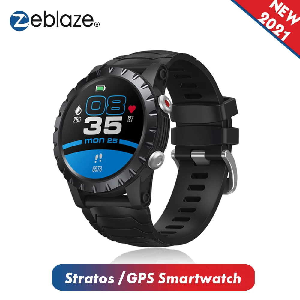 Смарт-часы Zeblaze Stratos спортивные водонепроницаемые до 50 м | Электроника