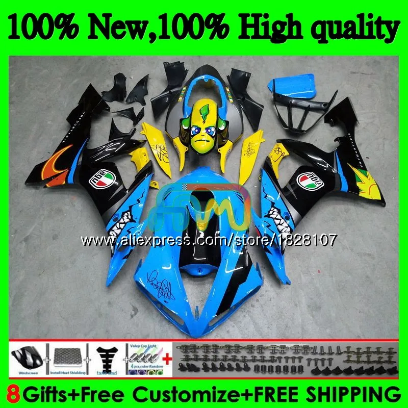 Средства ухода за кожей для YAMAHA YZF R 1 1000 CC YZF-1000 YZFR1 Акула Рыба 04 05 06 54BS. 29 YZF1000 1000CC YZF R1 YZF-R1 2004 2005 2006 обтекатель