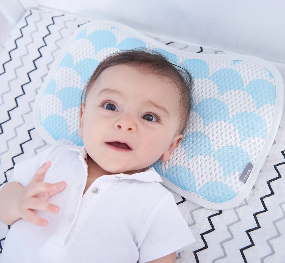 

Summer Cool 3D Mesh Baby Pillow for Sleeping Newborn Cartoon Anti Flat Head Shaping Pillow Baby Sleep Positioner Support Pillow