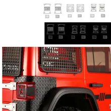 

DJC 1/10 AXIAL SCX10 III JEEP Wrangler Taillight Trim Rear Tail Light Lamp Cover RC4WD Crawler Car Upgrade Accessories rc carros