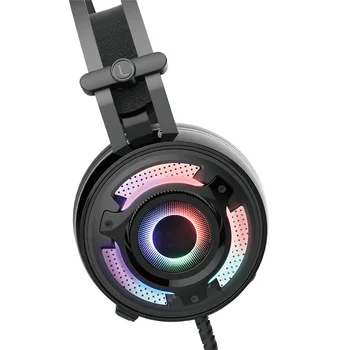 

For PUBG Gaming Headphone for PS4/ XBox One/ N-Switch/ Switch Lite/ PC/ Tablet/ Phone Leather Retractable Headset with Mic