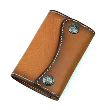 MAHEU, высокое качество, натуральная кожа, чехол для ключей из натуральной коровьей кожи, кошелек для ключей, для мужчин и женщин, винтажная мода