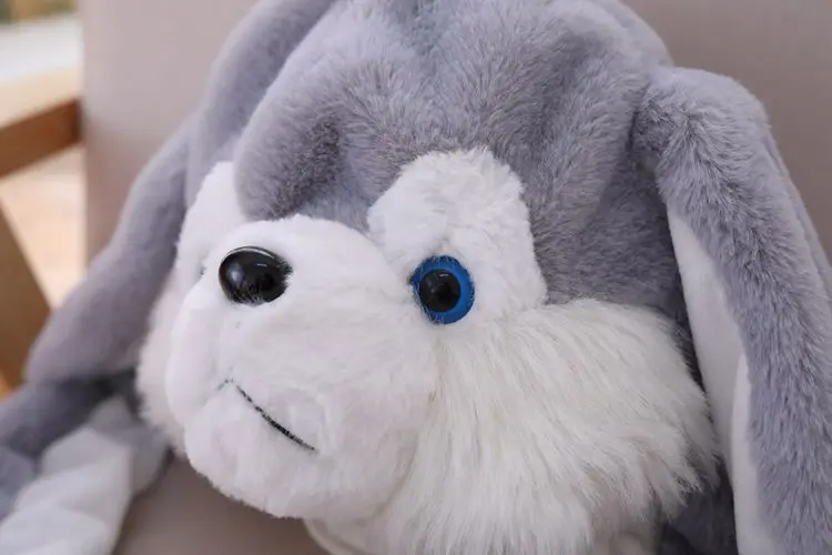 Горячая ухо будет перемещать Husky головной убор шляпа плюшевые игрушки-обработка настраиваемый логотип рекрутов агентов