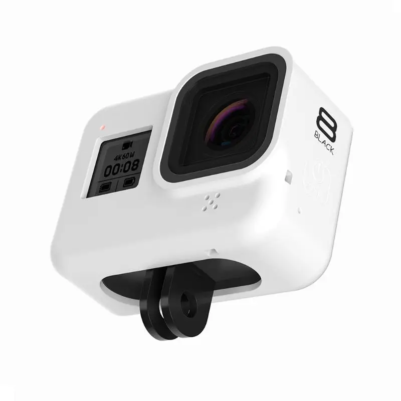 Силиконовый защитный чехол для корпуса с ремешком для камеры Go pro Hero 8