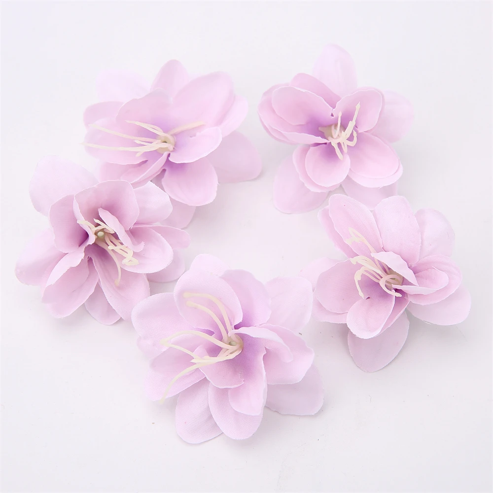 Künstliche Orchidee Blumen Kopf DIY Hochzeit Startseite Geburtstag Party Decor Weihnachten Dekoration Kranz Scrapbooking Gefälschte Blumen – Detail 13