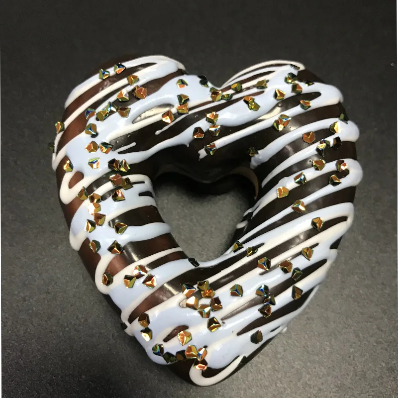 Поддельные CakeValentines дней украшения моделирование Сердце торт красивый хлеб окно дисплей Свадебная вечеринка декоратор фото реквизит