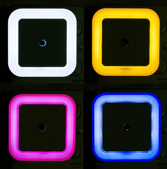 

LED Night Light Mini light with Smart Sensor Control Dusk to Dawn Sensor EU US Plug light For Children Kids Living Room Bedroom