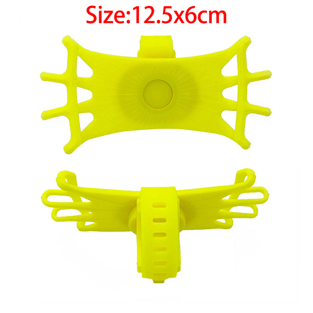Mobile Phone Holder Silicone Motorcycle Bike Handlebar Stand Mount Bracket Bike Mount Phone Holder for IPhone GPS Device