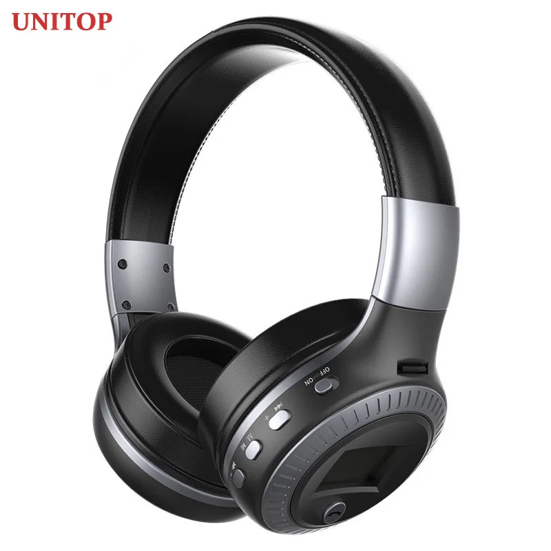 Беспроводные Bluetooth наушники unitep ZEALOT B19 стерео музыкальная гарнитура TF/Поддержка