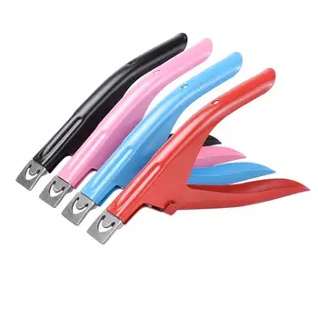 

Pink Nail Clipper Manicure Tool Acrylic Gel False Nail Clipper Nail Art Edge Cutter Fake Nails Clipper Nails Cutter LX1293