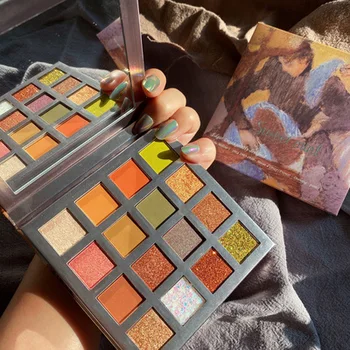 

2020New Shimmer Matte Eye Shadow Palette 16 Color Glitter Metallic Makeup Palette Duochrome Pigmented Eyeshadow Pallete Cosmetic