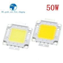 1 шт. 50 Вт светодиодный Встроенный высокой мощности лампы BeadsWhite/теплый белый 1500mA 32-34V 4000-4500LM 24* 40mil чип