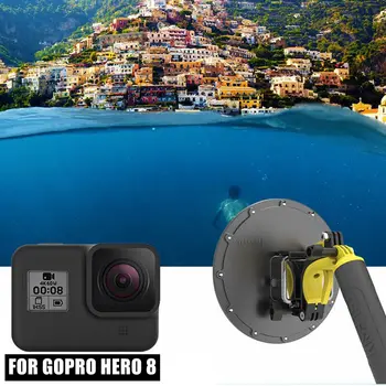 

30M Water Lens Waterproof Cover Shell With Photography Shutter Pistol Kits For Gopro Hero 8 Hero8 Black Dome Port Accessories