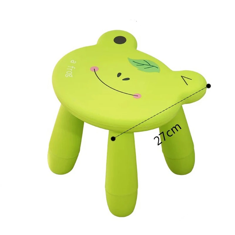 

Creative Household Children's Low Bench Living Room Adult Plastic Shoe Change Bench Kindergarten Cartoon Lovely Bench