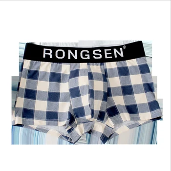 

Men's Underwear Printing Convex Boxers Pure Cotton Boxers High Quality Comfortable Low-waist Slim Korean Indoor Boxers