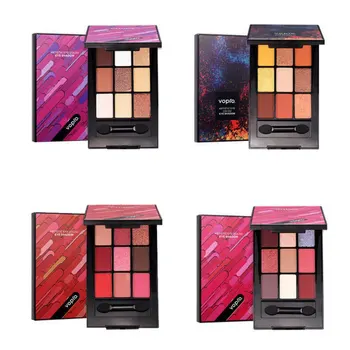 

Glazed Makeup Eyeshadow Pallete Makeup Brush Shimmer Pigmented Eye Shadow Palette Make Up Palette 9 Color