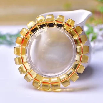 

Genuine Natural Yellow Citrine Gemstone Crystal 14x10mm Barrel Beads Women Bracelet Wealthy Stone Best Gift AAAAA