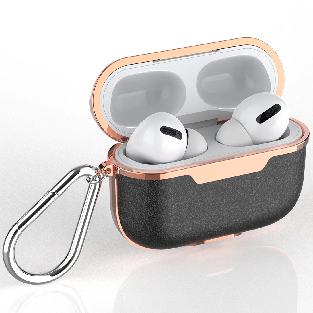 TWS чехол для зарядного устройства для AirPods Pro Чехол из искусственной кожи чехол для AirPods Pro защитный чехол для Air Pods 3 с крючком