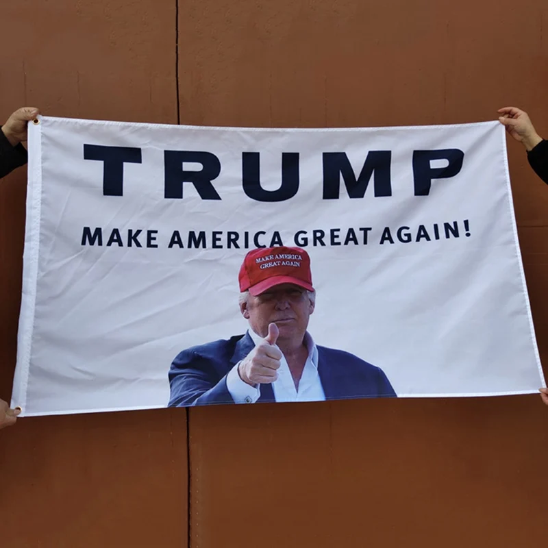 Trump для переизбранного в пост. Пост. Пост. Ст. Сделать Америку снова Большой США гирлянда из флажков домашние декоративные флажки