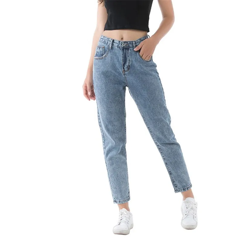 JoinYouth одноцветные женские модные уличные джинсы-карандаш Mujer осенние винтажные джинсы с высокой талией на молнии и кнопках новые джинсы с низом J016