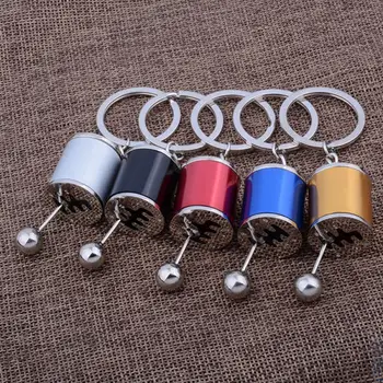 

Car Tuning Keychain Car Retrofit Gear Head Free Shift Key Chain Creative Bracket Six Speed Manual Shift Keychain Car Accessories
