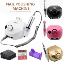 Máquina de taladro de uñas 35000RPM Pro Aparato de máquina de manicura para manicura Kit de pedicura lima de uñas eléctrica con herramienta de corte de uñas