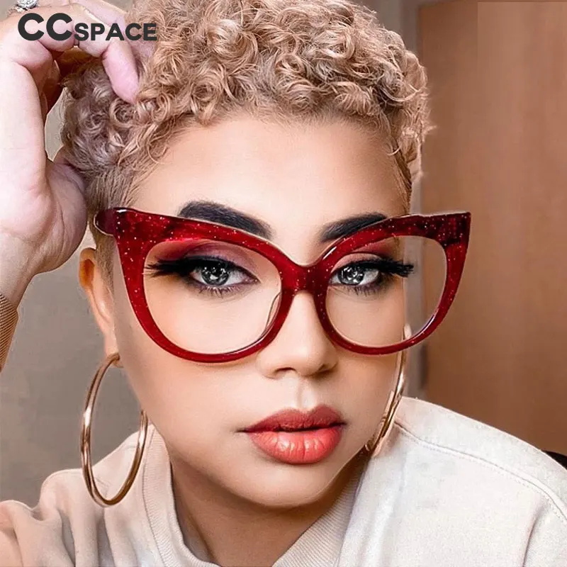 46631 ретро большая оправа кошачий глаз солнцезащитные очки мужские и женские Модные Оттенки UV400 Винтажные