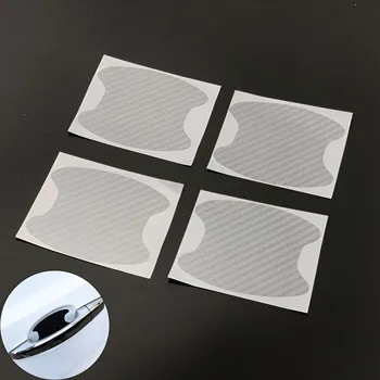 

4pcs Car Door Handle Bowl Protector Sticker for Skoda Octavia Yeti Roomster Fabia Rapid Superb KODIAQ Citigo KAMIQ KAROQ SCALA