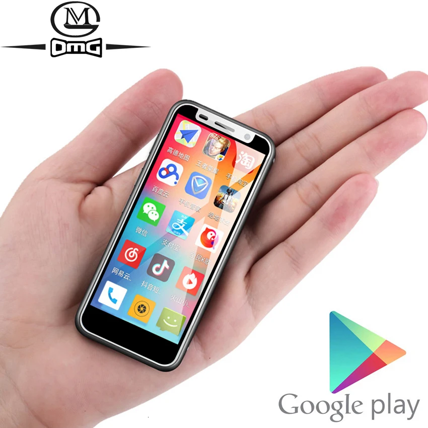 Поддержка Google Play 3 4 дюймов маленький мини мобильный телефон 4G Смартфон Android 8 1