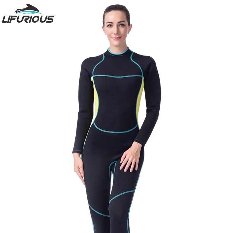 Женский цельный неопреновый костюм для серфинга дайвинга из неопрена, одежда для плавания, костюм для рыбалки, размер плюс