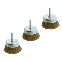 6 шт. гофрированная проволока из нержавеющей стали, колесо, щетка, чашка, щетка для скамейки, точильщика, ржавчины